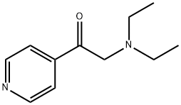 2-(Diethylamino)-1-(4-pyridinyl)ethanone Struktur