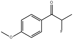 1-Propanone, 2-fluoro-1-(4-methoxyphenyl)- (9CI) Struktur