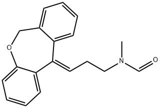 (E)-N-DesMethyl-N-forMyl Doxepin Struktur