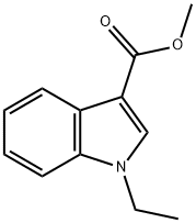 1H-INDOLE-3-CARBOXYLIC ACID, 1-ETHYL-, METHYL ESTER Struktur