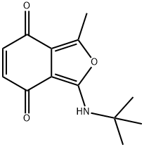 4,7-Isobenzofurandione,  1-[(1,1-dimethylethyl)amino]-3-methyl- Struktur