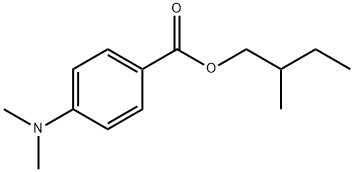 2-methylbutyl 4-(dimethylamino)benzoate Struktur