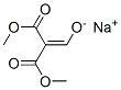 sodium dimethyl (oxidomethylene)malonate  Struktur