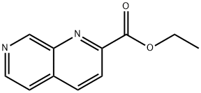 1,7-NAPHTHYRIDINE-2-CARBOXYLIC ACID, ETHYL ESTER Struktur