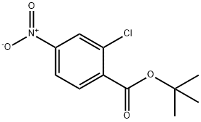 TERT-BUTYL 2-CHLORO-4-NITROBENZOATE Struktur