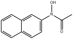 N-hydroxy-N-2-naphthalenylacetamide Struktur