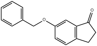 6-(benzyloxy)-2,3-dihydroinden-1-one Struktur