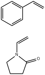 N-VINYLPYRROLIDONE/STYRENE COPOLYMER Struktur