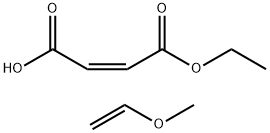 METHYL VINYL ETHER-MONOETHYL MALEATE COPOLYMER Struktur