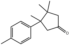 3,3,4-TRIMETHYL-4-P-TOLYLCYCLOPENTANONE Struktur