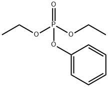 Phosphoric acid phenyldiethyl ester Struktur