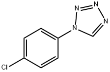 1H-TETRAZOLE, 1-(4-CHLOROPHENYL)- Struktur