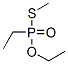 Ethylphosphonothioic acid O-ethyl S-methyl ester Struktur