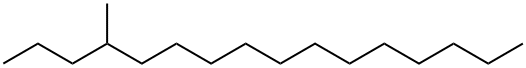 4-METHYLHEXADECANE Struktur