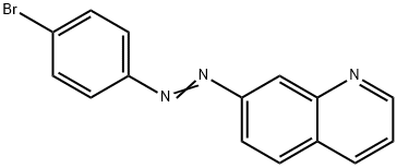 7-[(4-Bromophenyl)azo]quinoline Struktur