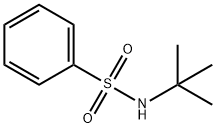 N-tert-butylbenzenesulfonamide Struktur