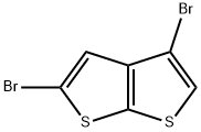 2,4-dibromothieno[2,3-b]thiophene Struktur