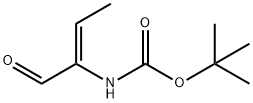 Carbamic acid, [(1Z)-1-formyl-1-propenyl]-, 1,1-dimethylethyl ester (9CI) Struktur