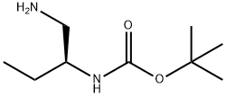 Carbamic acid, [(1S)-1-(aminomethyl)propyl]-, 1,1-dimethylethyl ester (9CI) Struktur