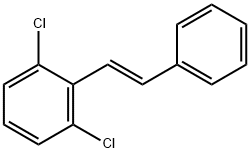 (E)-2,6-Dichlorostilbene Struktur