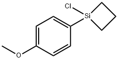 1-(4-METHOXYPHENYL)-1-CHLOROSILACYCLOBUTANE Struktur