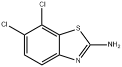 2-AMINO-5,6-DICHLOROBENZOTHIAZOLE Struktur