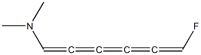 1,2,3,4,5-Hexapentaen-1-amine,6-fluoro-N,N-dimethyl-,(1E)-(9CI) Struktur