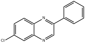 6-Chloro-2-phenylquinoxaline Struktur