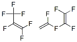 1-Propene, 1,1,2,3,3,3-hexafluoro-, polymer with 1,1-difluoroethene and tetrafluoroethene Struktur