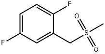 2,5-DIFLUOROBENZYLMETHYLSULFONE Struktur