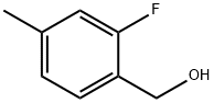 Benzenemethanol, 2-fluoro-4-methyl- (9CI) Struktur