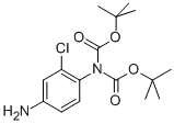 N,N-DIBOC-2-CHLORO-4-AMINOANILINE Struktur