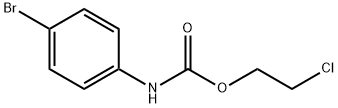 2-chloroethyl N-(4-bromophenyl)carbamate Struktur