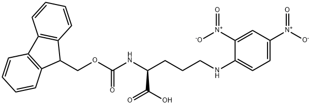 FMOC-ORN(DNP)-OH Struktur