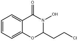 2-(2-CHLOROETHYL)-3-HYDROXY-3,4-DIHYDRO-2H-1,3-BENZOXAZIN-4-ONE Struktur