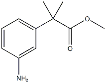 methyl 2-(3-aminophenyl)-2-methylpropanoate Struktur