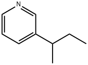 Pyridine, 3-(1-methylpropyl)- Struktur