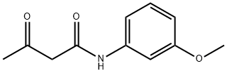 M-ACETOACETANISIDIDE Struktur