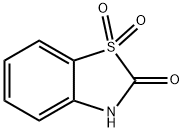 2-Benzothiazolinone,1,1-dioxide(8CI) Struktur