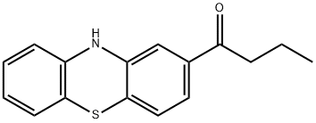 1-(10H-phenothiazin-2-yl)butan-1-one Struktur