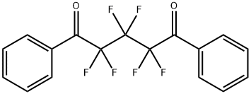 2,2,3,3,4,4-Hexafluoro-1,5-diphenyl-1,5-pentanedione Struktur