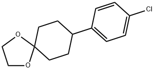 8-(4-CHLOROPHENYL)-1,4-DIOXASPRIRO[4,5]DECANE Struktur