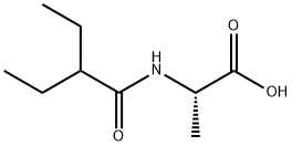 Alanine,  N-(2-ethyl-1-oxobutyl)- Struktur