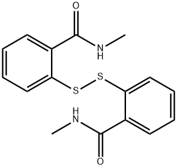 2,2'-dithiobis[N-methylbenzamide] Struktur