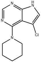 5-Chloro-4-piperidin-1-yl-7H-pyrrolo[2,3-d]pyrimidine Struktur