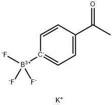 POTASSIUM 4-ACETYLPHENYLTRIFLUOROBORATE& Struktur