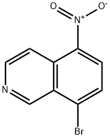 5-硝基-8-溴異喹啉 結(jié)構(gòu)式