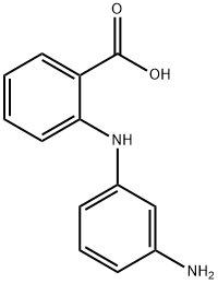 2-[(3-Aminophenyl)amino]benzoic acid Struktur