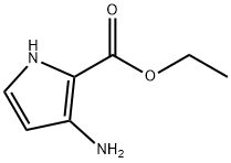 1H-Pyrrole-2-carboxylic acid, 3-amino-, ethyl ester Struktur