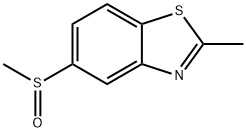 Benzothiazole, 2-methyl-5-(methylsulfinyl)- (9CI) Struktur